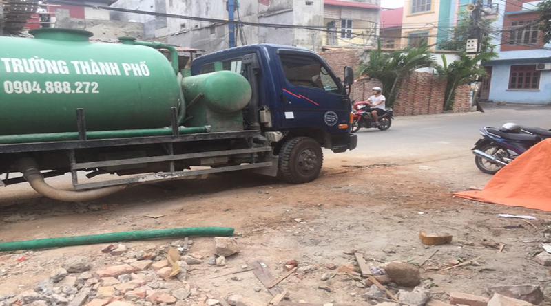 Dịch vụ hút bể phốt tại Bắc Giang giá rẻ nhất