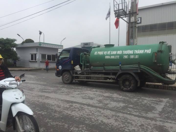Dịch vụ hút bể phốt tại phố Nguyễn Tuân