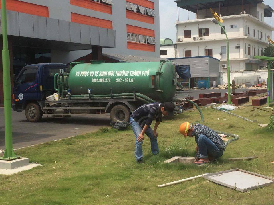 Dịch vụ hút bể phốt tại quận Thanh Xuân