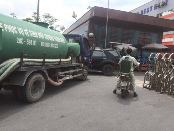 Dịch vụ hút bể phốt tại đường Nguyễn Khánh Toàn